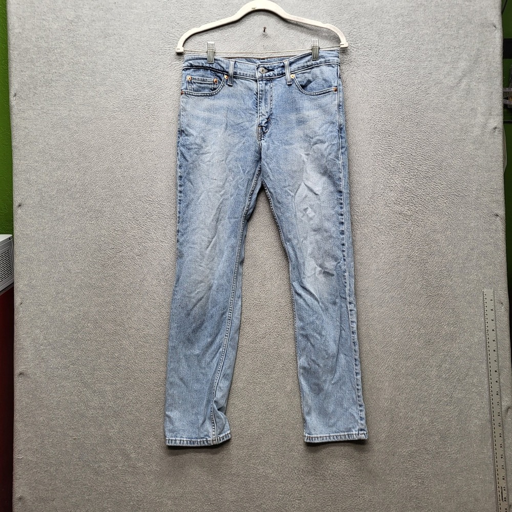 Levi's 511 Men Jeans 29X30 Light Blue Denim Slim Fit 29" Inseam